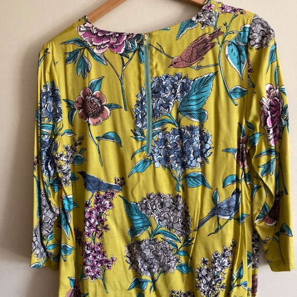 Boden Silk Blend Botanical Print Blouse - Picture 4 of 8